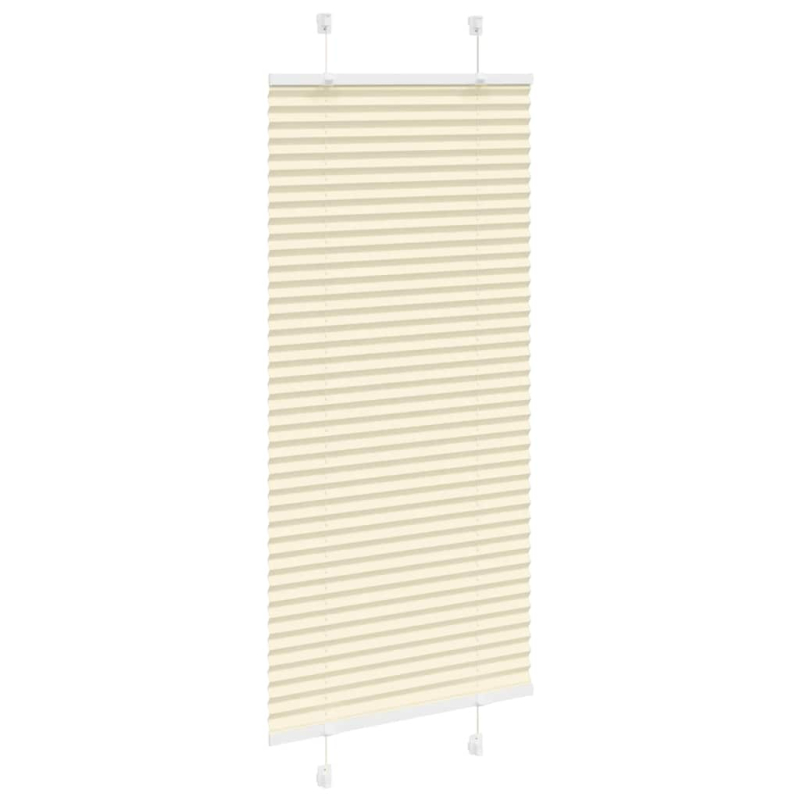 Plissee Creme 60x150 cm Stoffbreite 59,4 cm Polyester