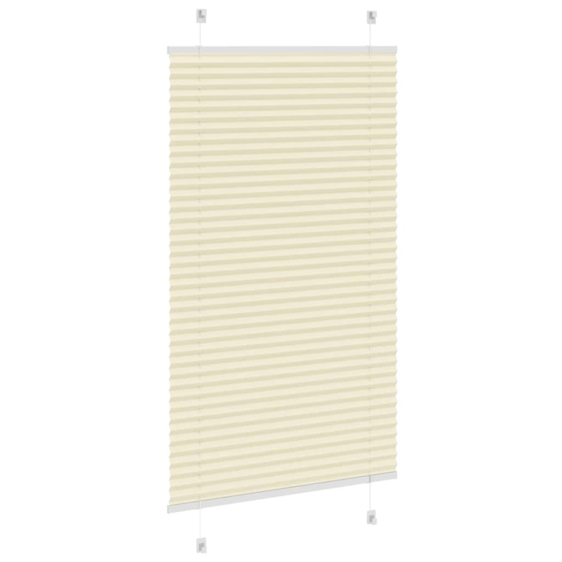 Plissee Creme 80x150 cm Stoffbreite 79,4 cm Polyester