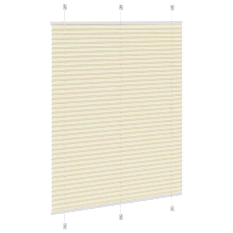 Plissee Creme 110x150 cm Stoffbreite 109,4 cm Polyester