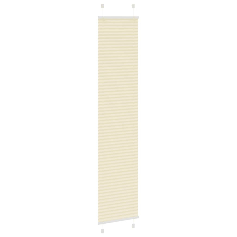 Plissee Creme 45x200 cm Stoffbreite 44,4 cm Polyester