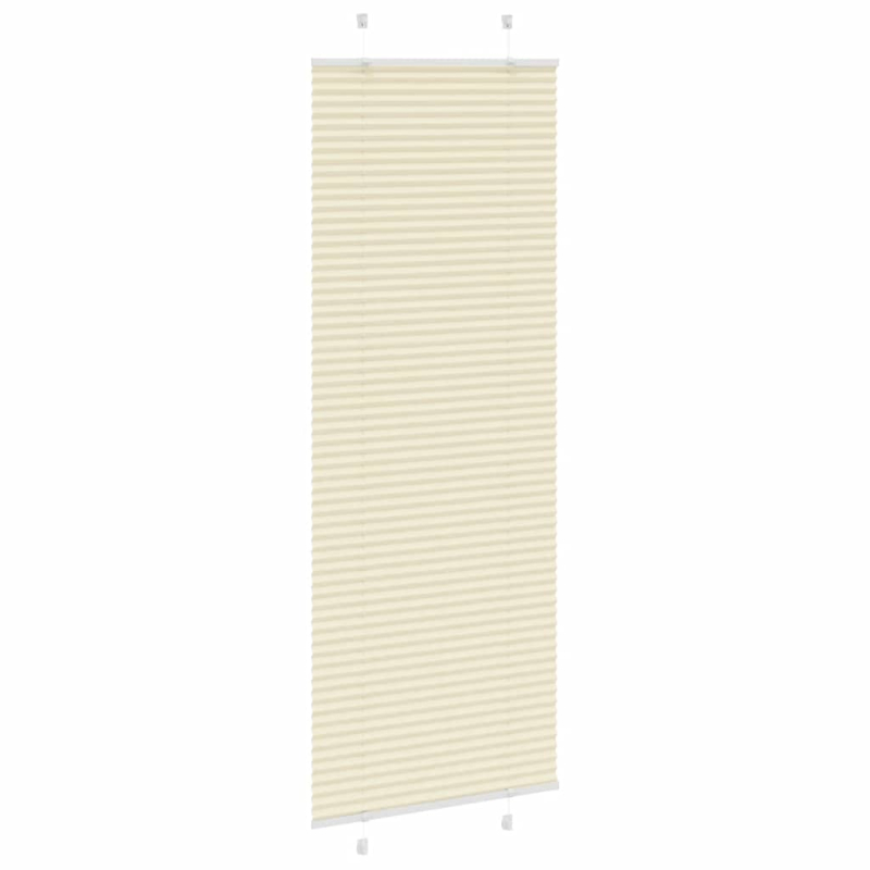 Plissee Creme 80x200 cm Stoffbreite 79,4 cm Polyester