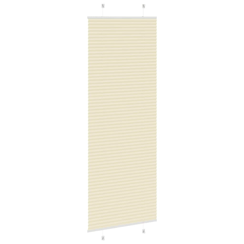 Plissee Creme 80x200 cm Stoffbreite 79,4 cm Polyester