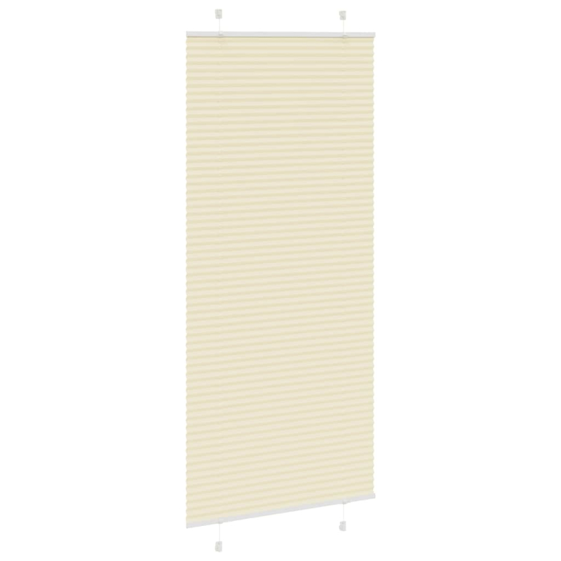 Plissee Creme 85x200 cm Stoffbreite 84,4 cm Polyester