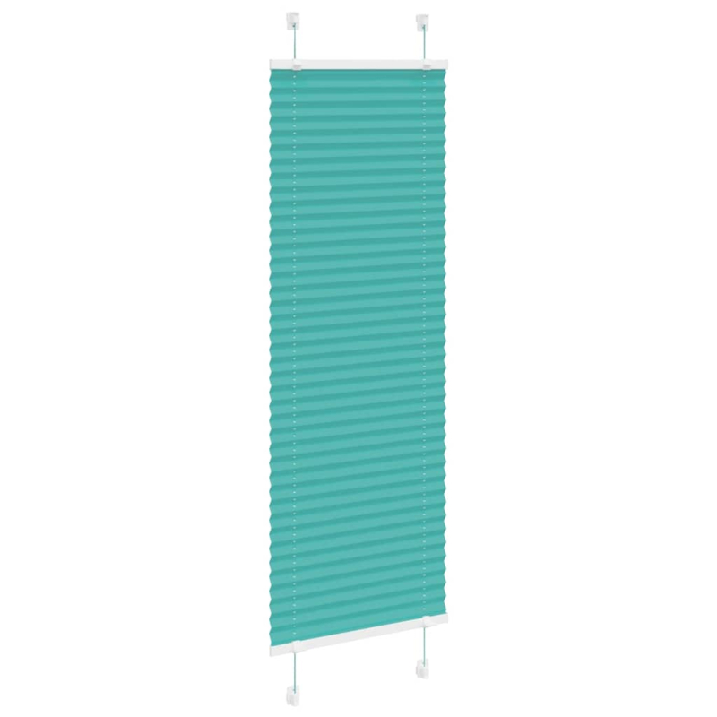 Plissee Petrolgrün 50x150 cm Stoffbreite 49,4 cm Polyester