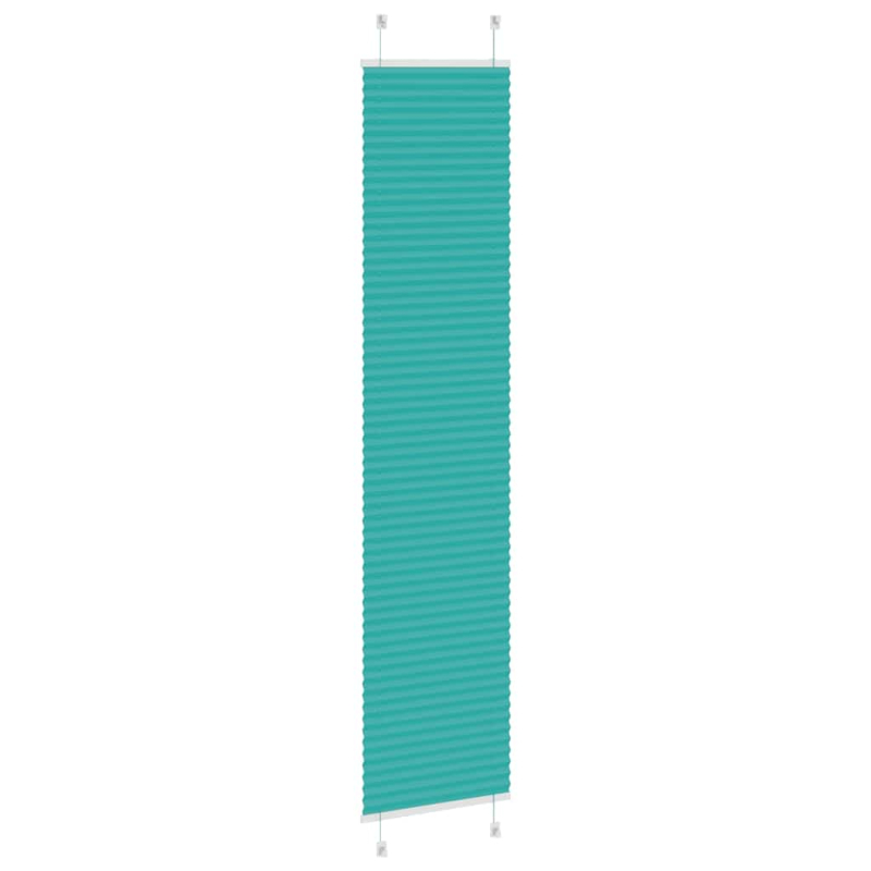 Plissee Petrolgrün 50x200 cm Stoffbreite 49,4 cm Polyester