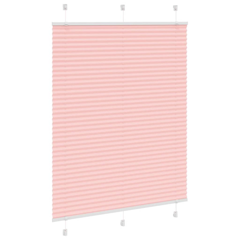 Plissee Rosa 105x150 cm Stoffbreite 104,4 cm Polyester