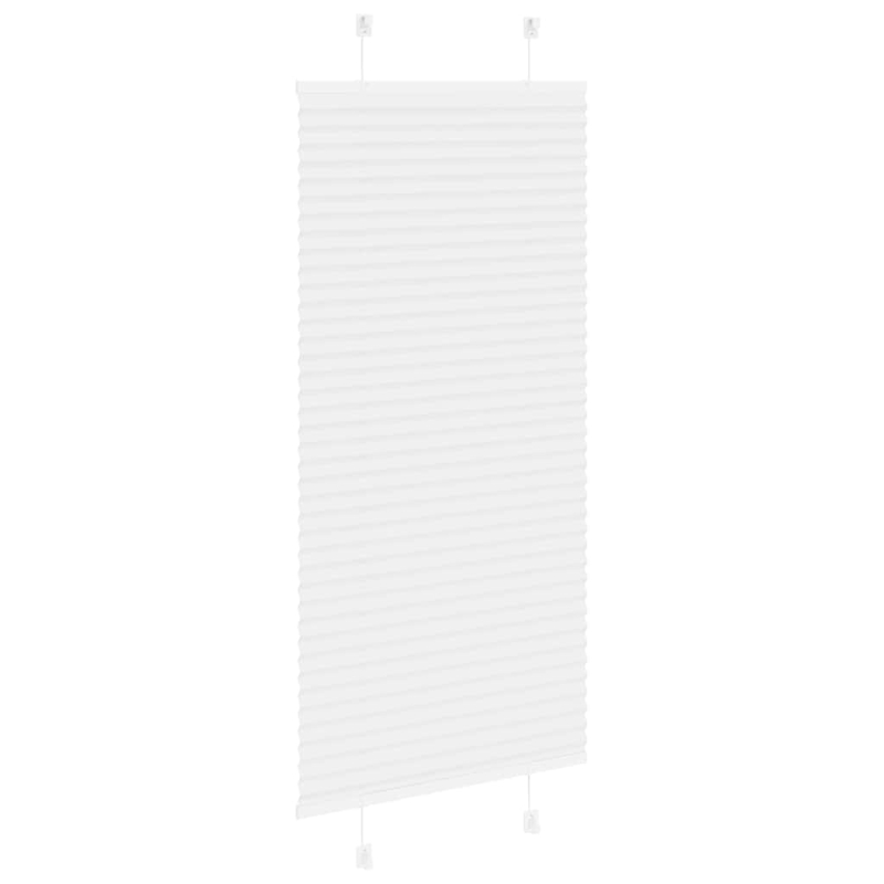 Plissee Weiß 65x100 cm Stoffbreite 64,4 cm Polyester