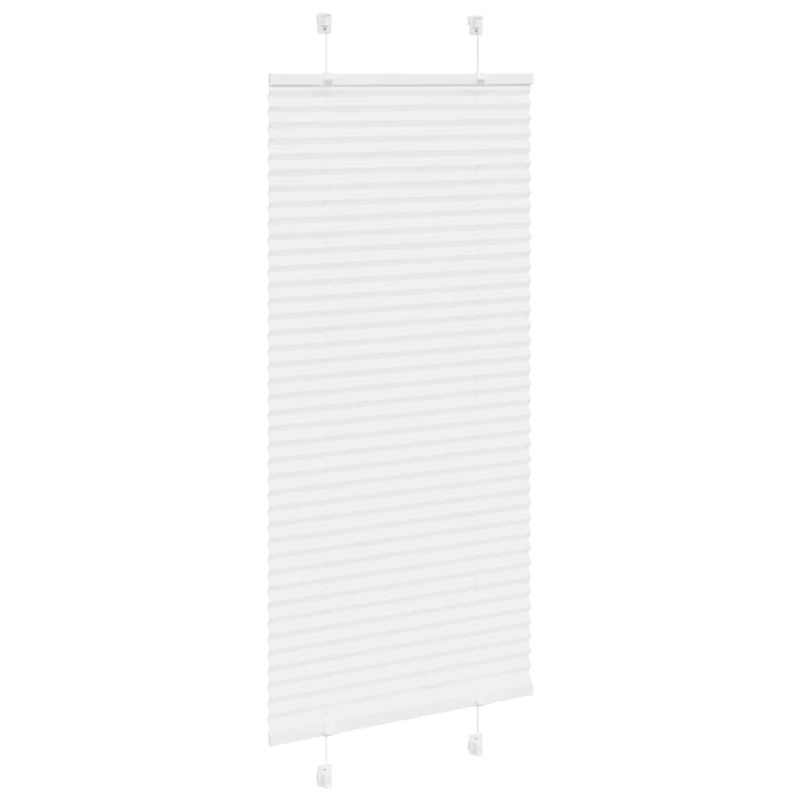 Plissee Weiß 65x150 cm Stoffbreite 64,4 cm Polyester