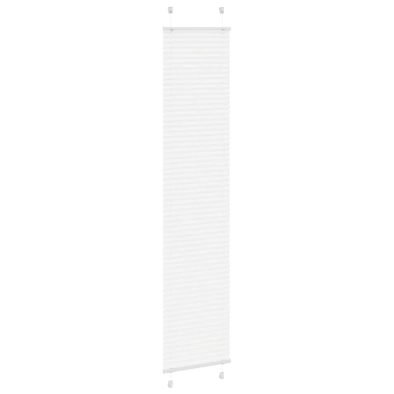 Plissee Weiß 40x200 cm Stoffbreite 39,4 cm Polyester