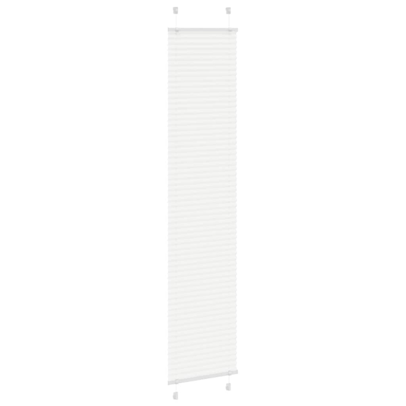Plissee Weiß 45x200 cm Stoffbreite 44,4 cm Polyester