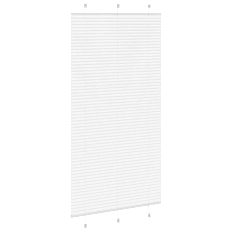 Plissee Weiß 100x200 cm Stoffbreite 99,4 cm Polyester