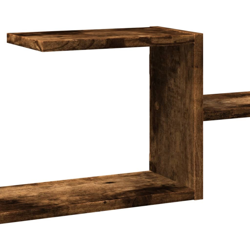 Wandregal Räuchereiche 104x15x49 cm Holzwerkstoff
