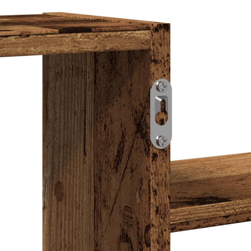 Wandregal Altholz-Optik 104x15x49 cm Holzwerkstoff