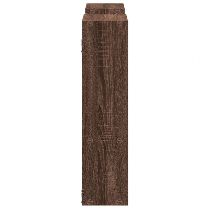 Wandregal Braun Eichen-Optik 99x15x60 cm Holzwerkstoff