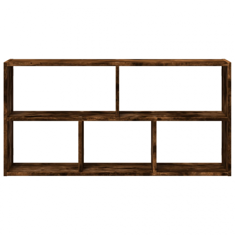 Wandregal Räuchereiche 100x25x50 cm Holzwerkstoff