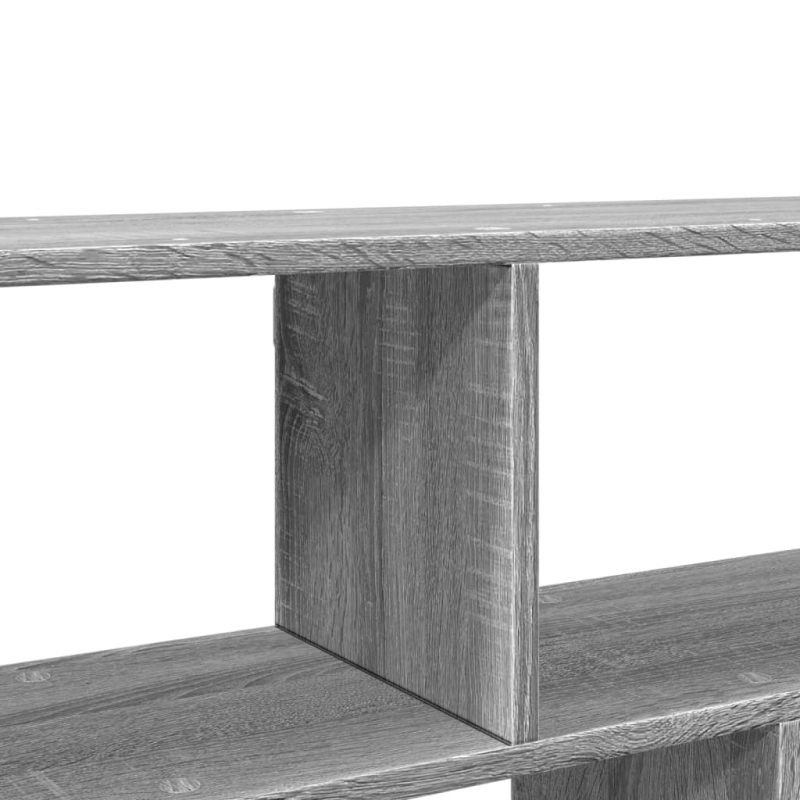 Wandregal Grau Sonoma 100x25x50 cm Holzwerkstoff