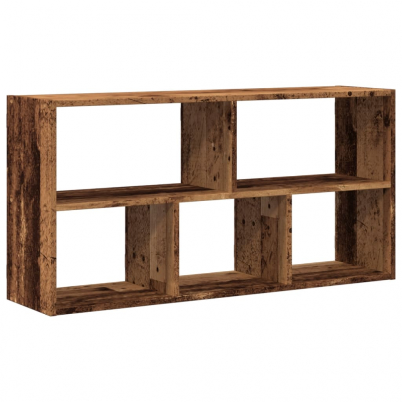 Wandregal Altholz-Optik 100x25x50 cm Holzwerkstoff