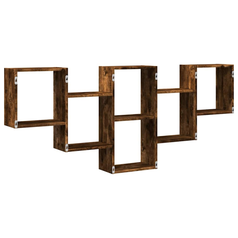 Wandregal Räuchereiche 159x18x66 cm Holzwerkstoff