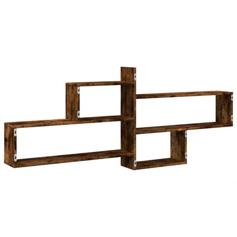 Wandregal Räuchereiche 167,5x18x68 cm Holzwerkstoff