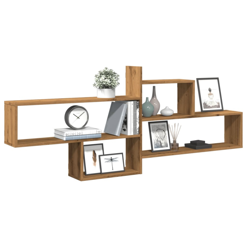 Wandregal Artisan-Eiche 167,5x18x68 cm Holzwerkstoff