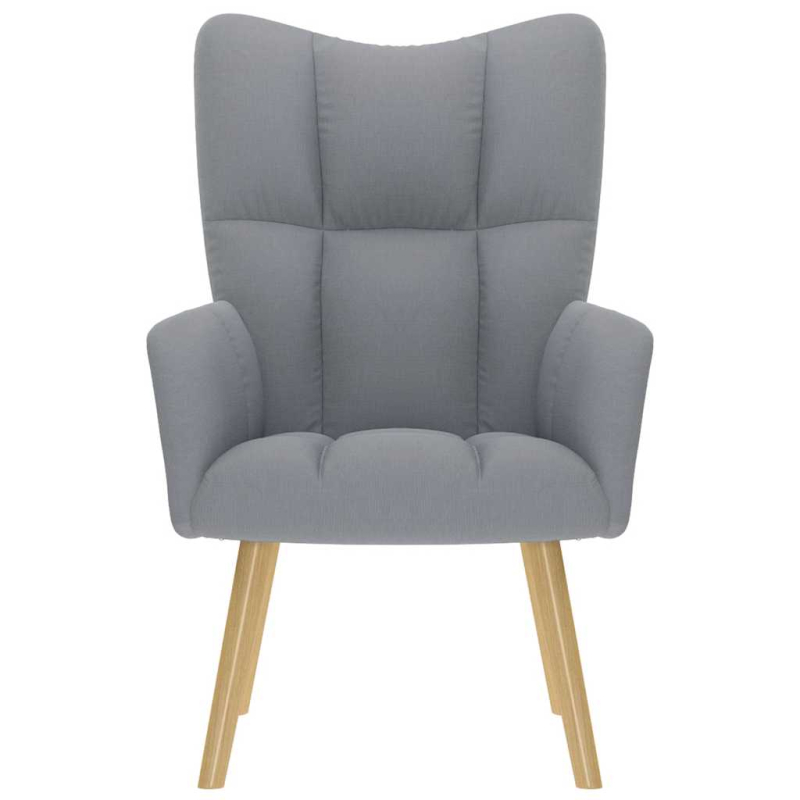 Relaxsessel Hellgrau Stoff