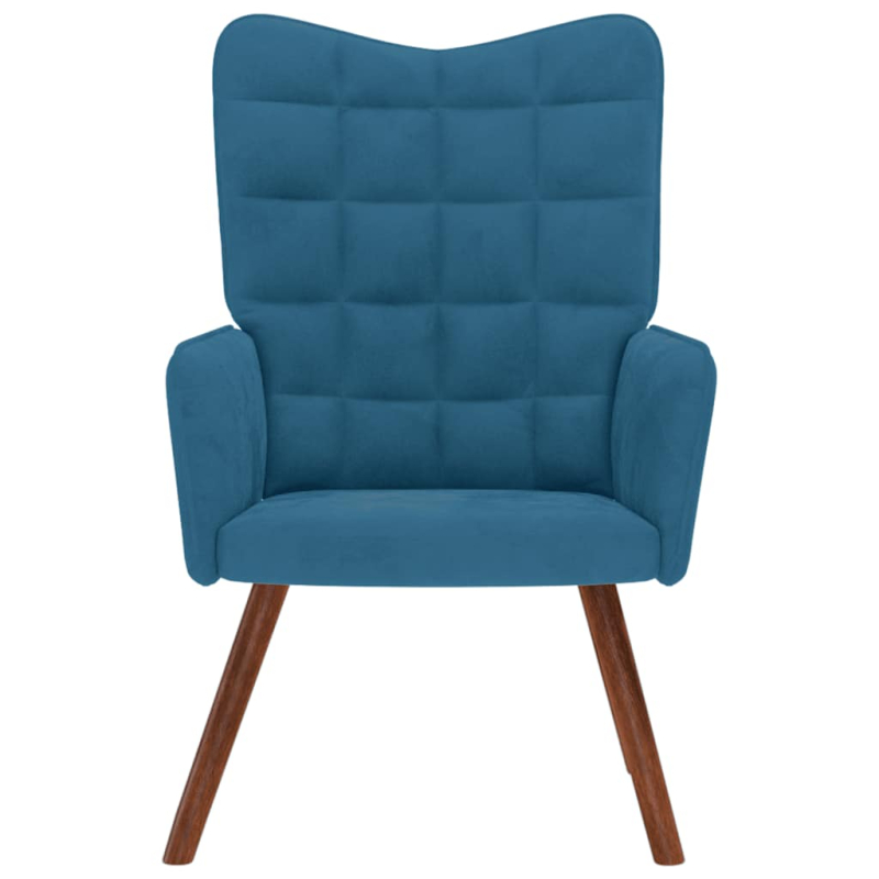 Relaxsessel Blau Samt