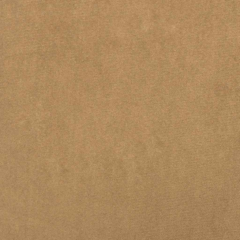 Relaxsessel mit Hocker Braun Samt