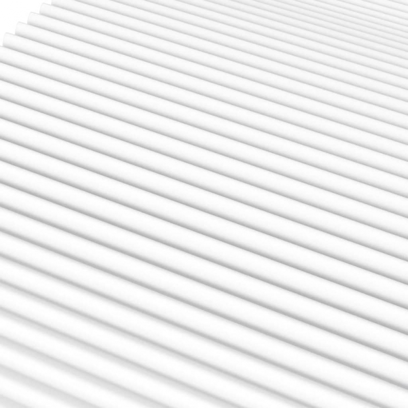 Schaumstoffmatratze Weiß 80x220 cm Härtegrad H2 H3