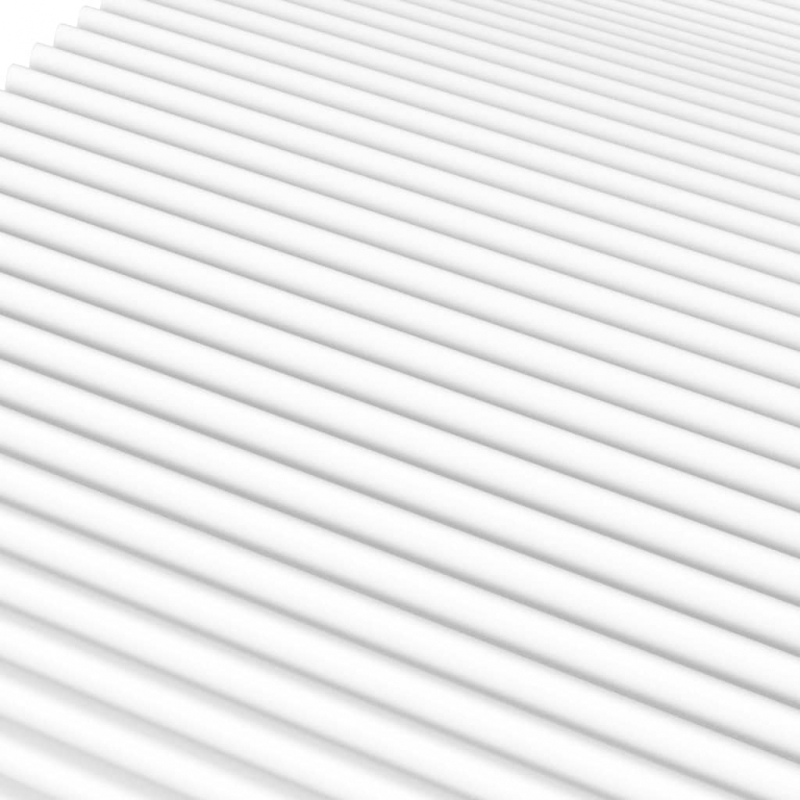 Schaumstoffmatratze Weiß 90x220 cm Härtegrad H2 H3