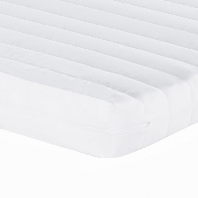 Schaumstoffmatratze Weiß 140x220 cm 7-Zonen Härtegrad 20 ILD