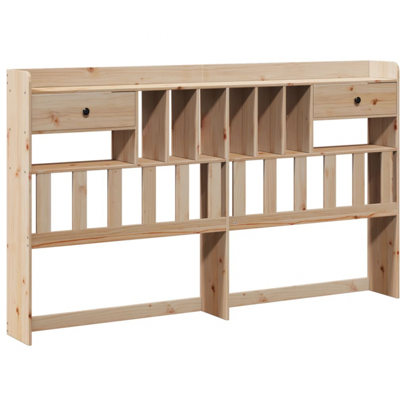 Kopfteil mit Stauraum 200 cm Massivholz Kiefer