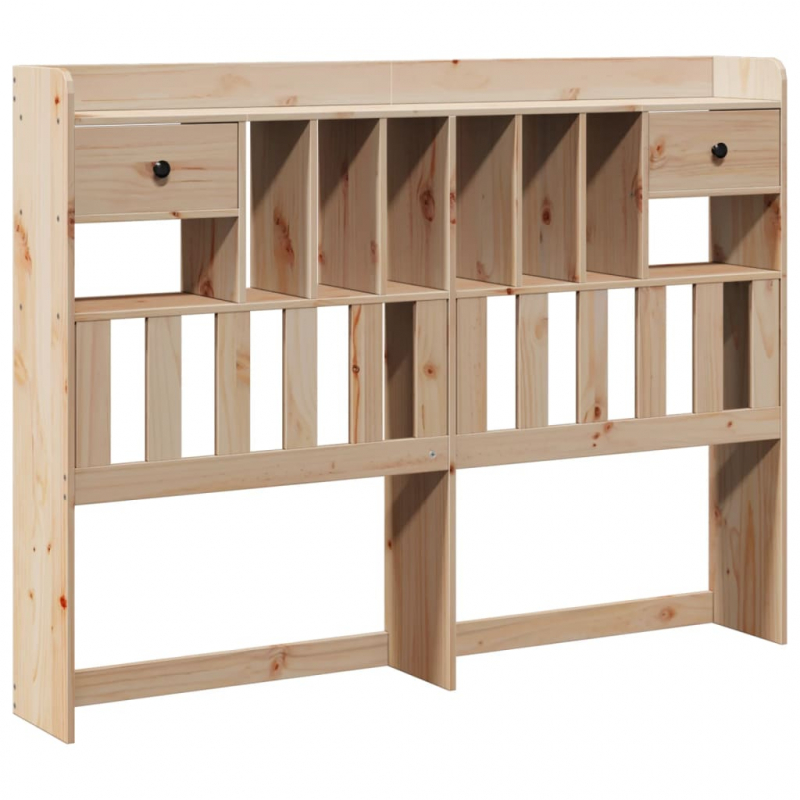 Kopfteil mit Stauraum 160 cm Massivholz Kiefer