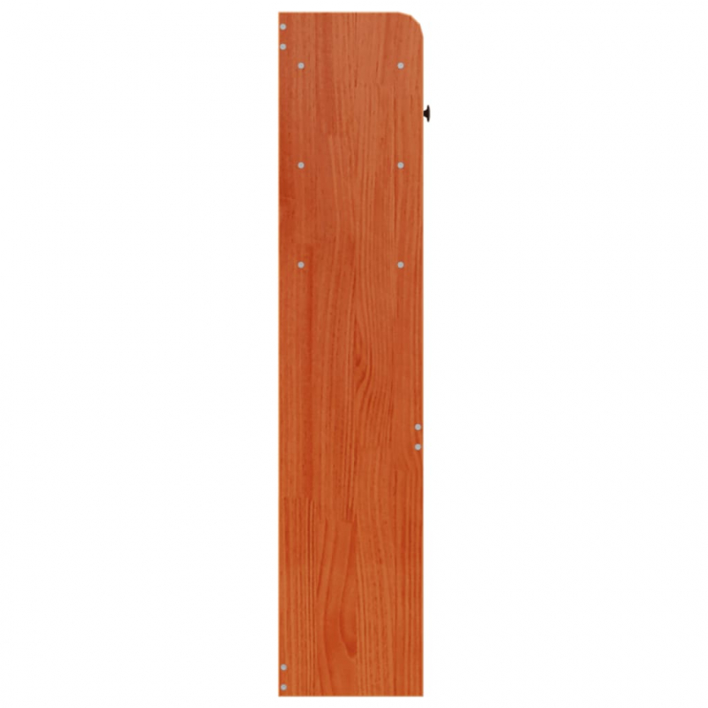 Kopfteil mit Stauraum Wachsbraun 140 cm Massivholz Kiefer