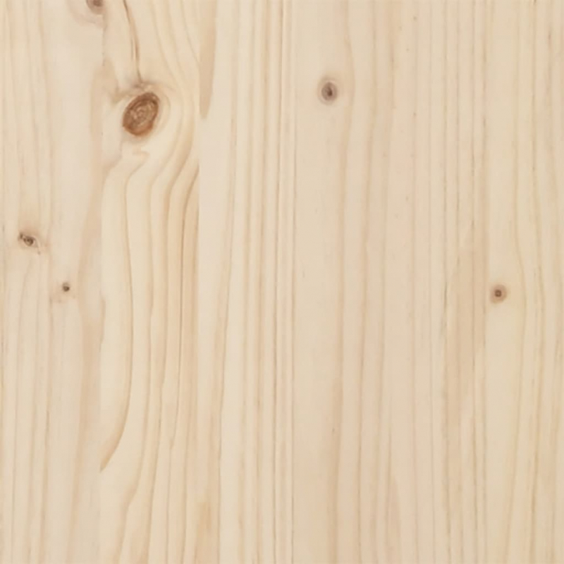 Kopfteil mit Stauraum 100 cm Massivholz Kiefer