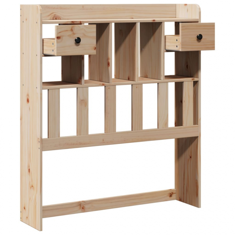 Kopfteil mit Stauraum 90 cm Massivholz Kiefer