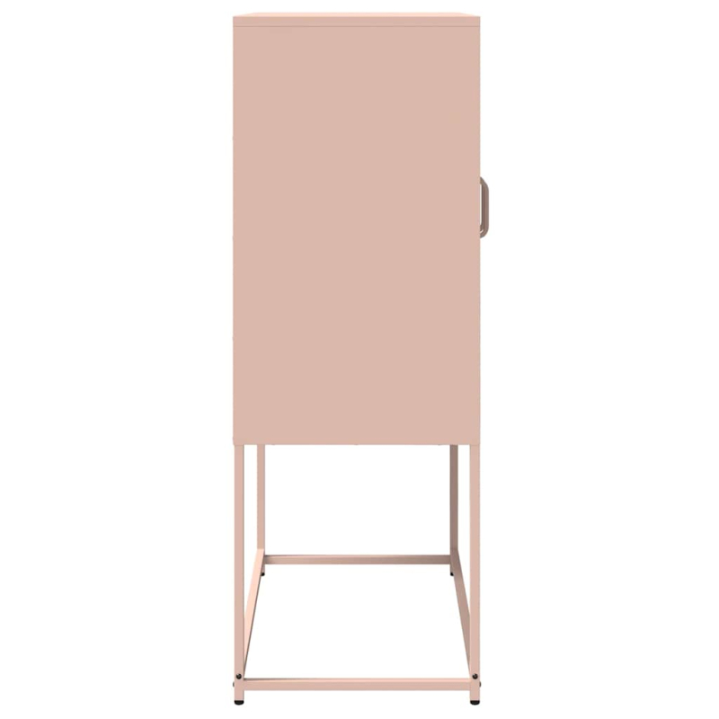 Highboard Rosa 68x39x107 cm Stahl