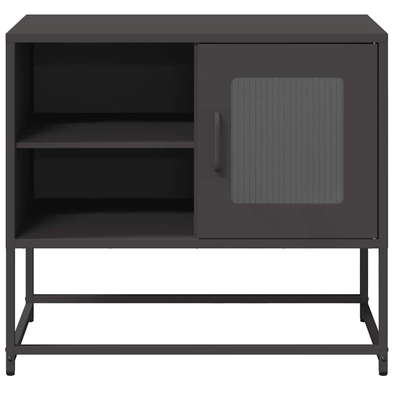 TV-Schrank Schwarz 68x39x60,5 cm Stahl