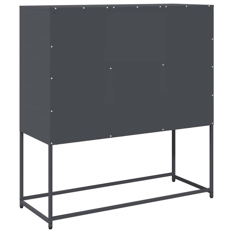 Sideboard Anthrazit 100,5x39x107 cm Kaltgewalzter Stahl