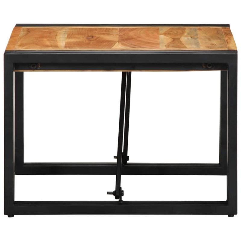 Couchtisch 50x50x35 cm Massivholz Akazie