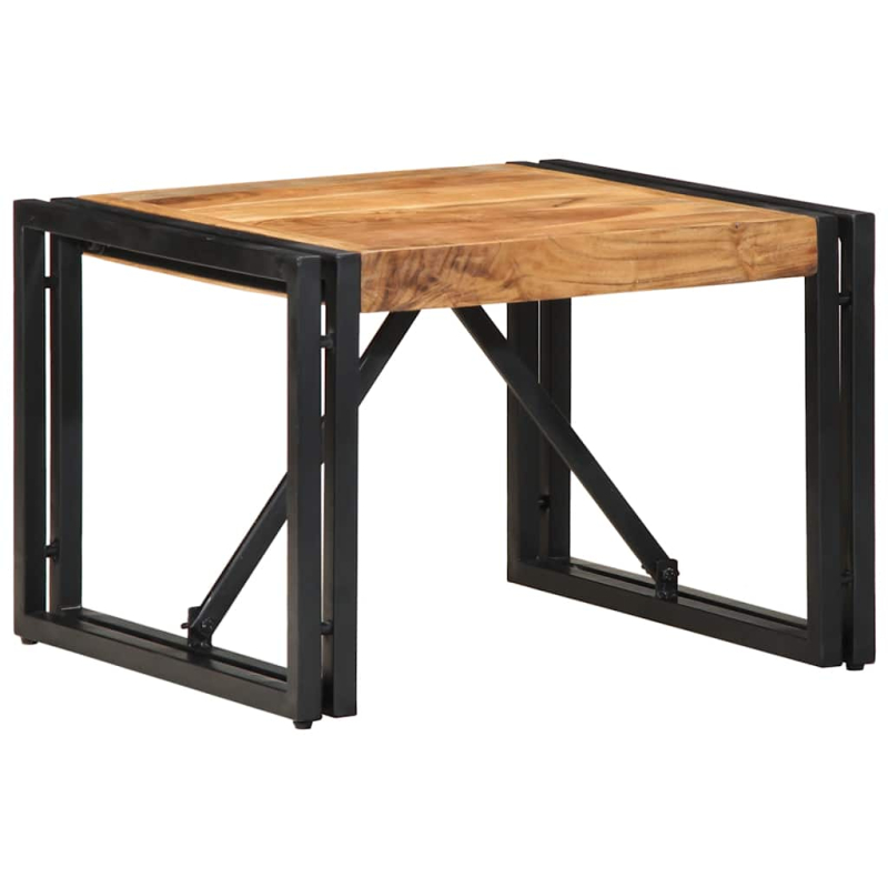 Couchtisch 50x50x35 cm Massivholz Akazie