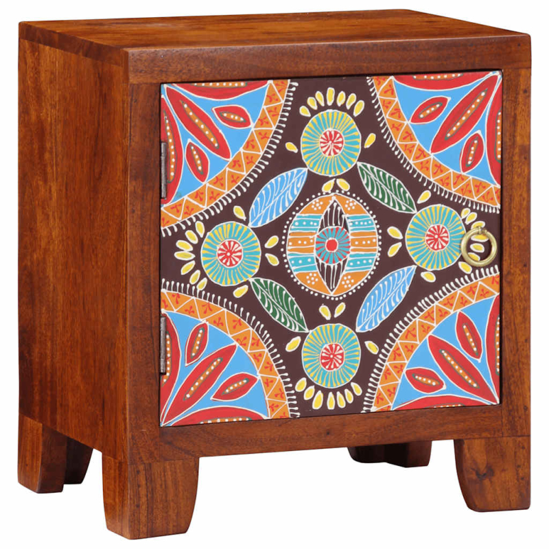 Nachttisch 2 Stk. 40x30x45 cm Massivholz Akazie