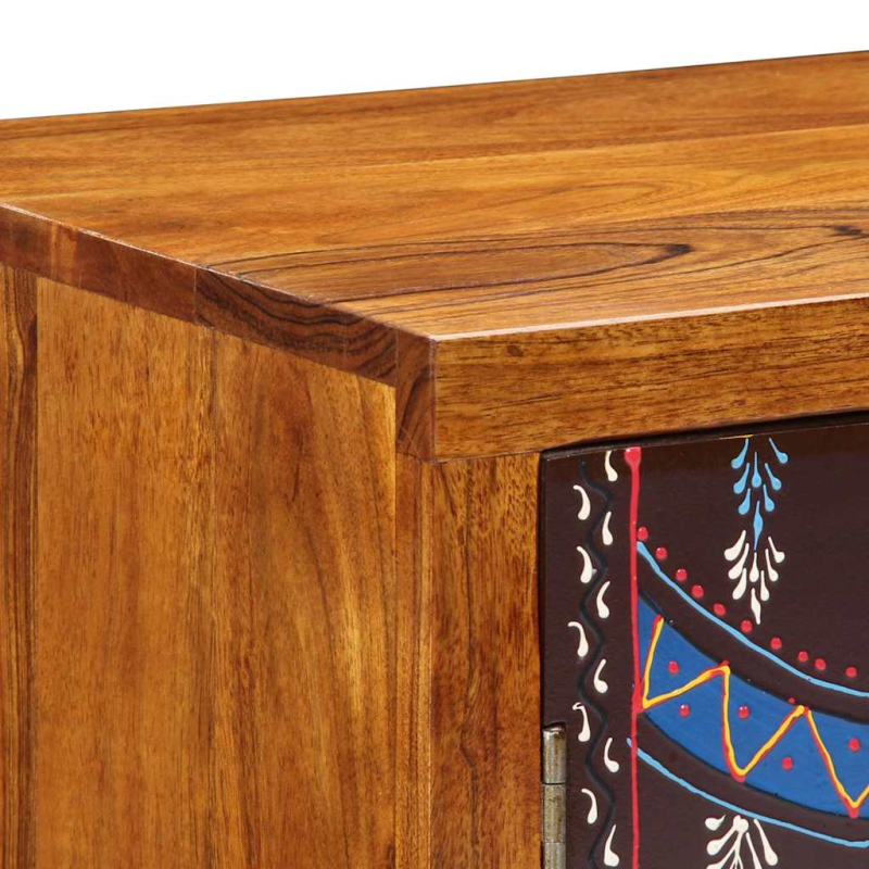 Sideboard Mehrfarbig 50x35x60 cm Massivholz Akazie