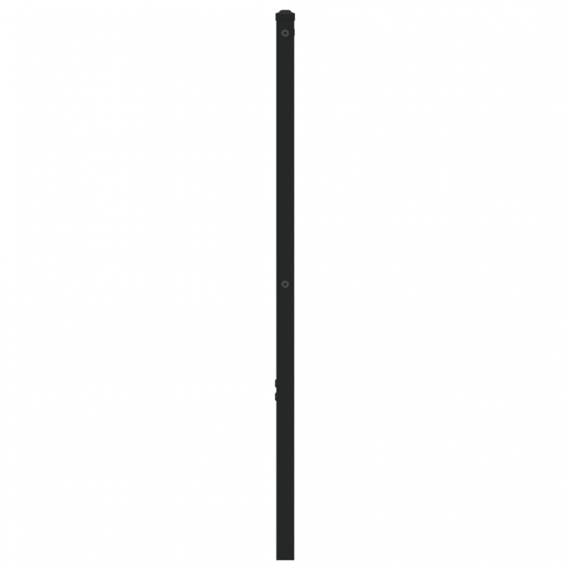 Kopfteil Räuchereiche 75 cm Eisen und Holzwerkstoff