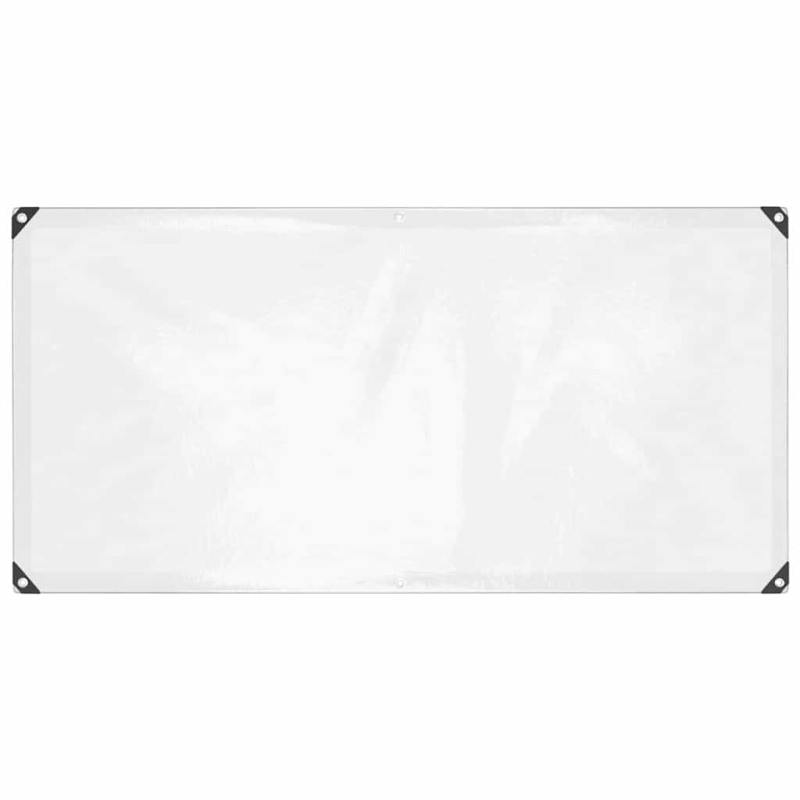 Transparente Plane mit Ösen 1x2 m Polyethylen