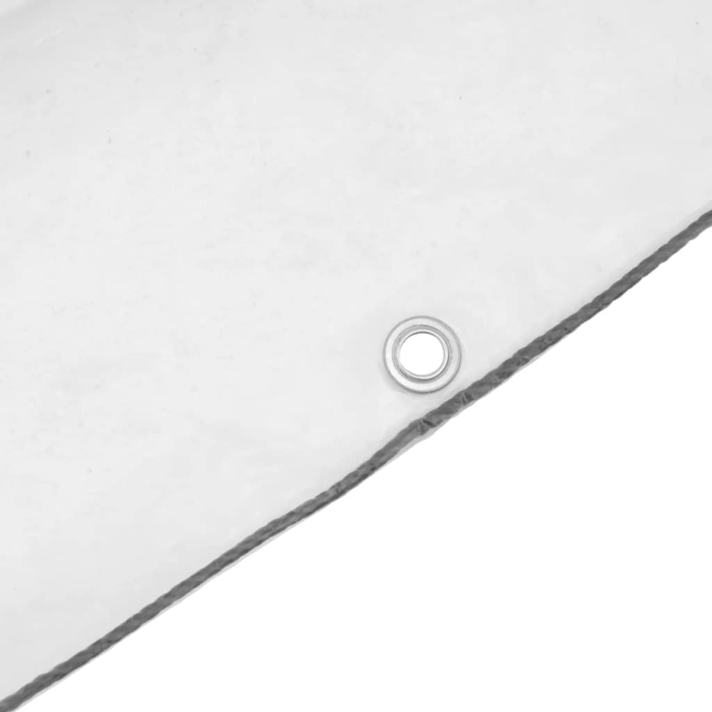 Transparente Plane mit Ösen 8x10 m Polyethylen