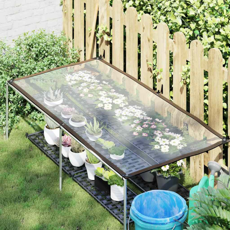 Transparente Plane mit Ösen 1x2 m Polyethylen