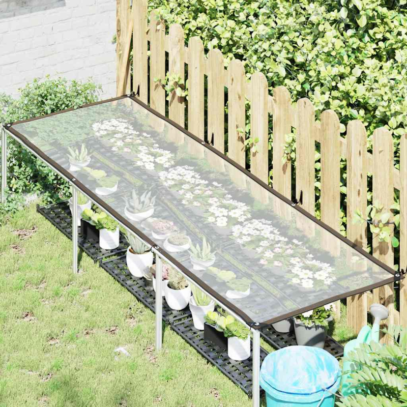 Transparente Plane mit Ösen 1x3 m Polyethylen