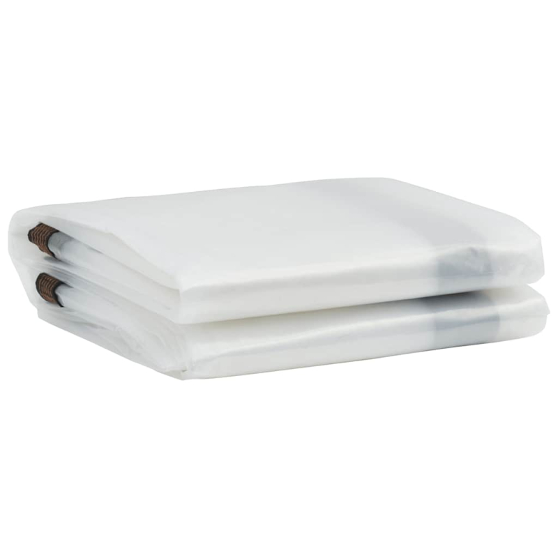 Transparente Plane mit Ösen 2x8 m Polyethylen