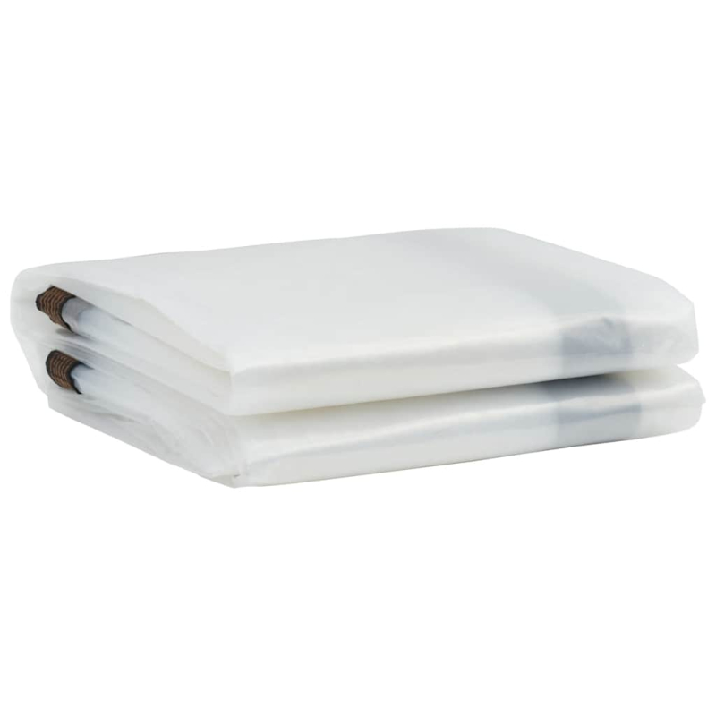 Transparente Plane mit Ösen 5x8 m Polyethylen