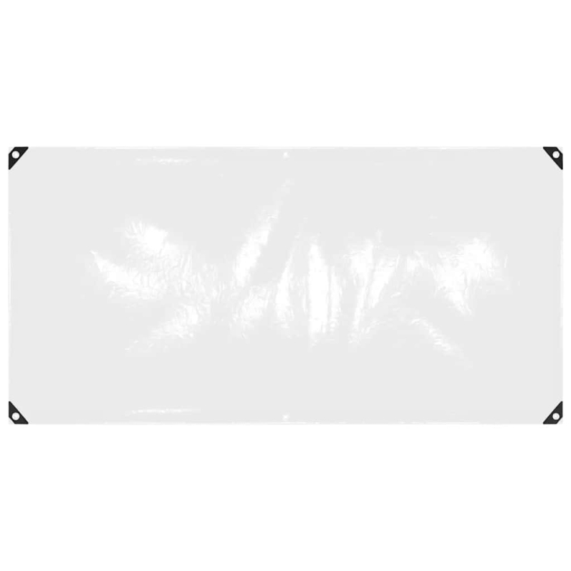 Transparente Plane mit Ösen 1x2 m PVC